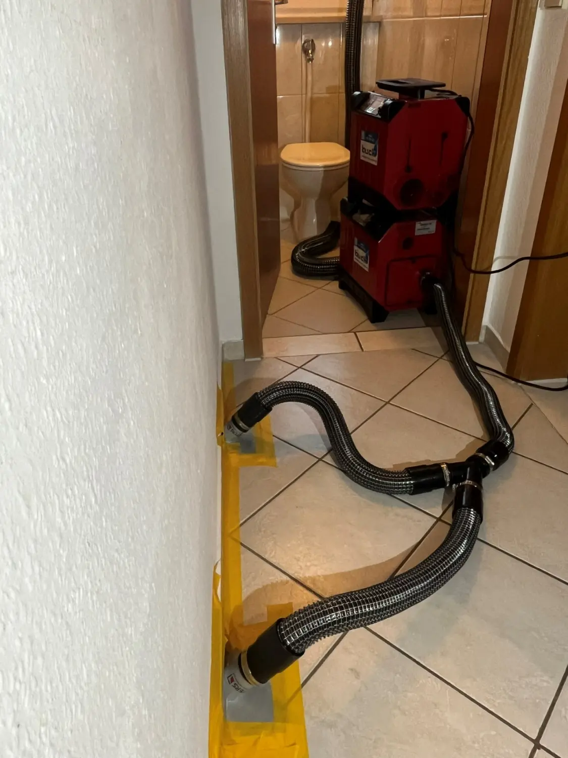 Drucktrocknung von Bautrocknung